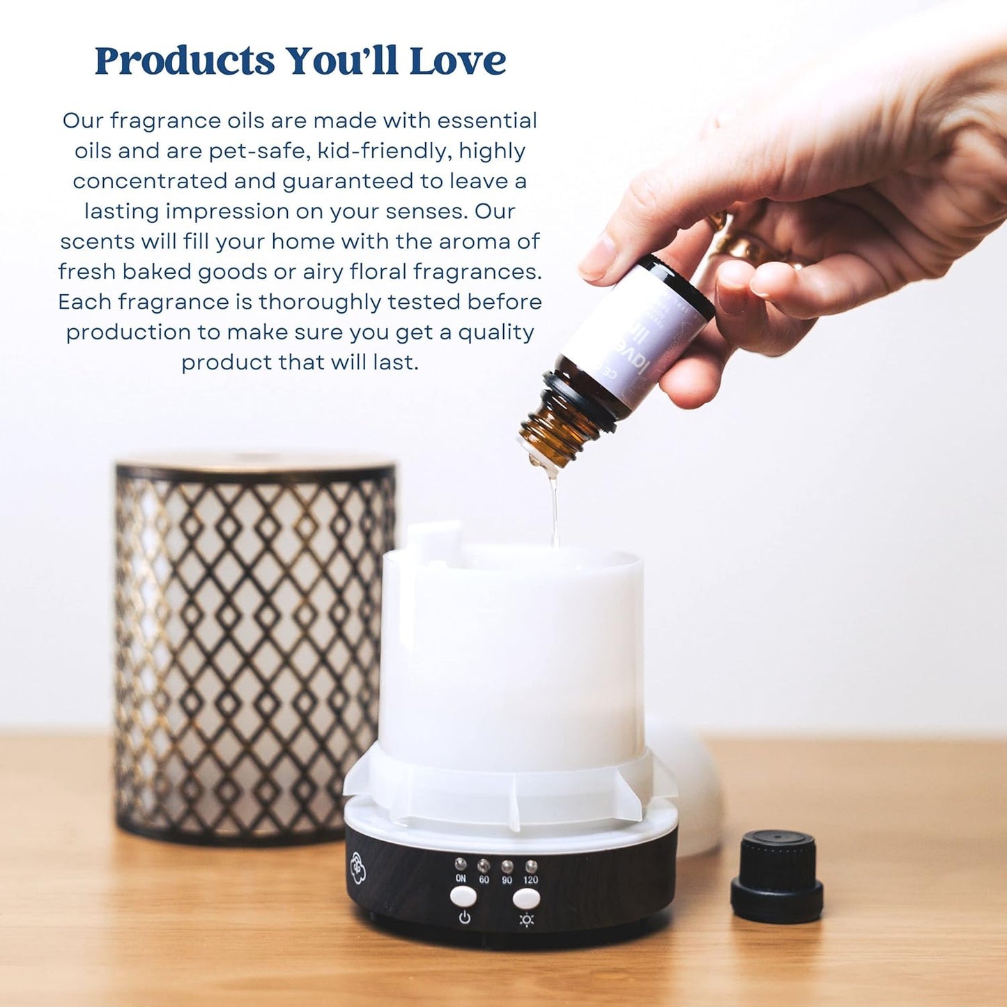 CANDECraftCo Premium Fragrance Oil – Diffuser Oils Fragrances Scented for Home, Candle Soap Making Supplies, Aromatherapy Blends for House (0.34 Fl Oz) (2-Pack, Bourboun Vanilla)