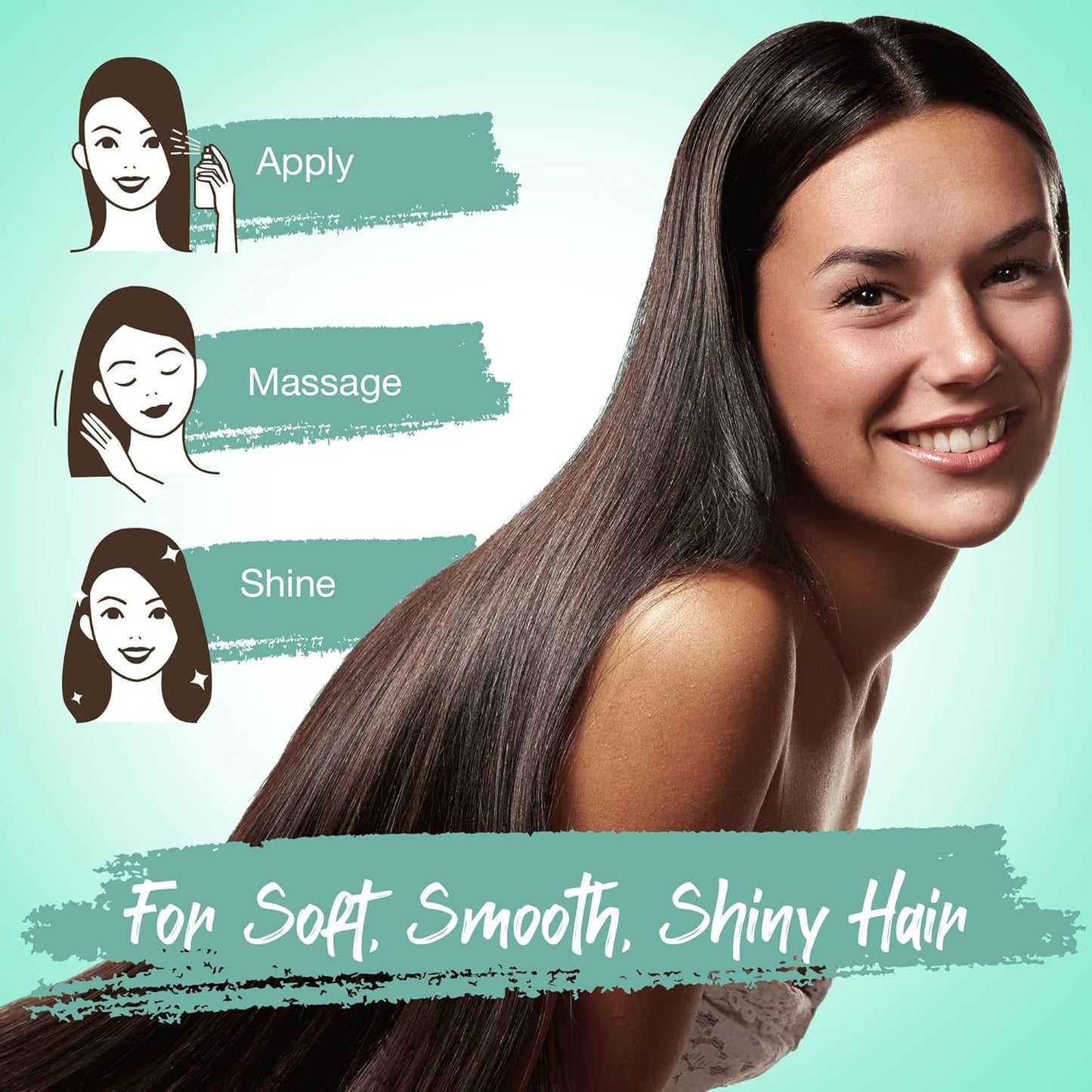 Herstyler Biotin Hair Serum - Hair Growth Serum for Hair Loss - Also Contains Argan Oil - 2 Fl Oz - Pack of 2