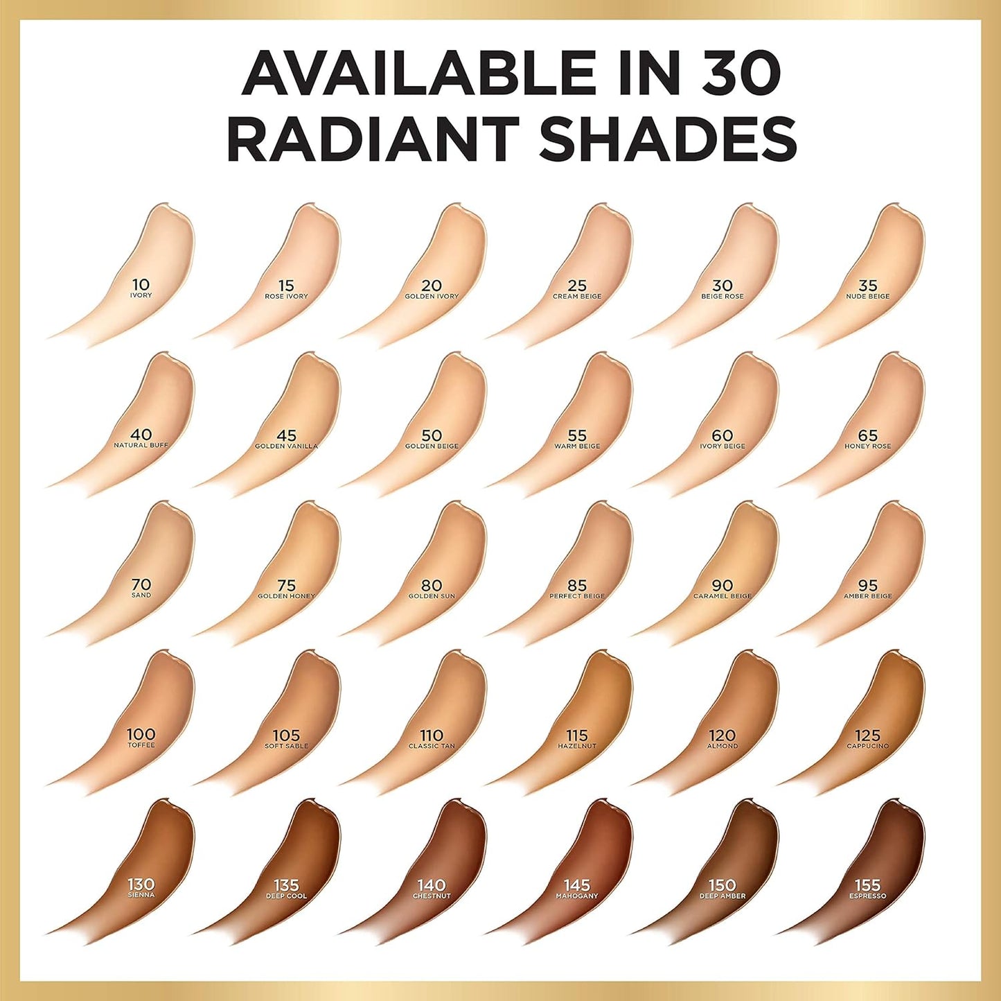 L'Oreal Paris Age Perfect Radiant Serum Foundation with SPF 50, Deep Cool, 1 Ounce