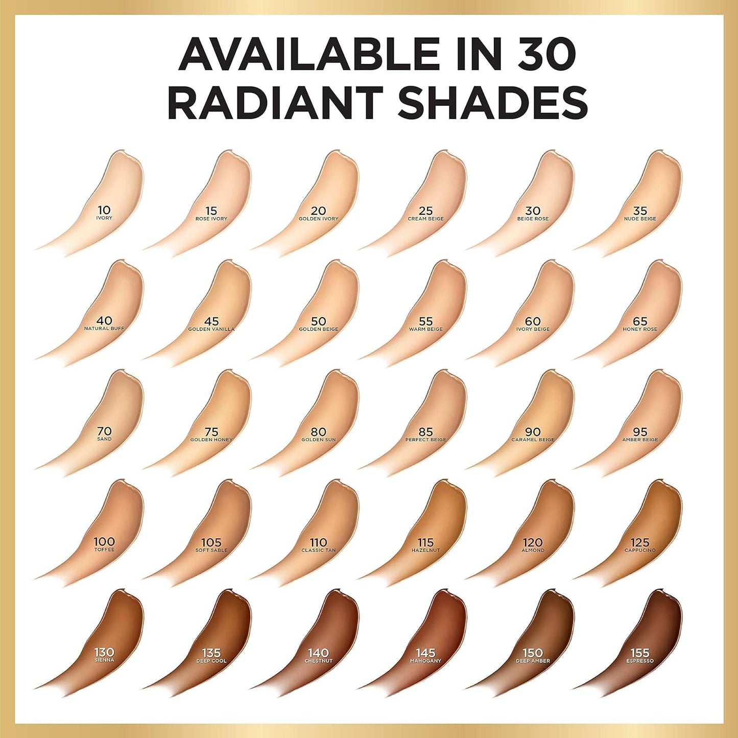 L'Oreal Paris Age Perfect Radiant Serum Foundation with SPF 50, Ivory Beige, 1 Ounce