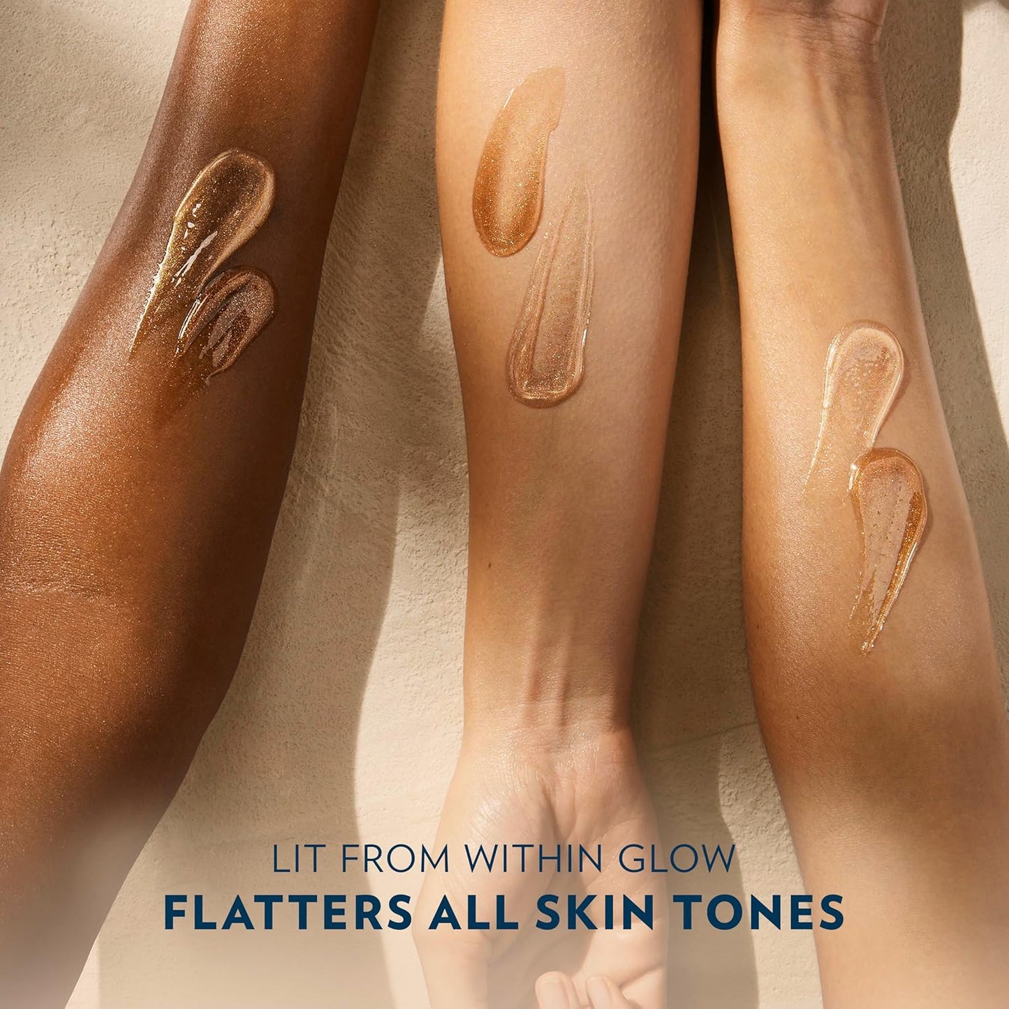 Vaseline Glazed and Glisten Sunlit Glow Body Gel Oil Vanilla Cocoa Shimmering with Ultra-Hydrating Lipids and 100% Pure Cocoa Butter, 6.8 Oz