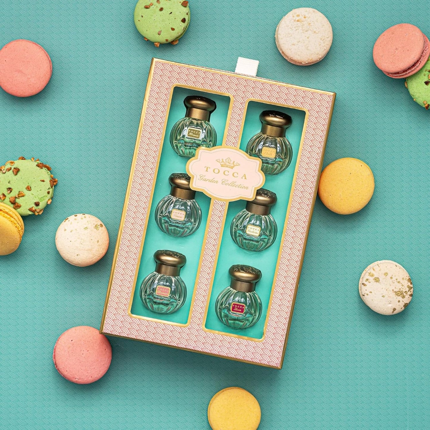 Tocca Mini Perfume Set of 6 ($90 Value) - 5ml (0.16 Fl Oz) Each, Spring Garden Collection - Includes Florence, Stella, Simone, Giulietta, Cleopatra & Lucia, Dabbers Fragrance Gift Set for Women