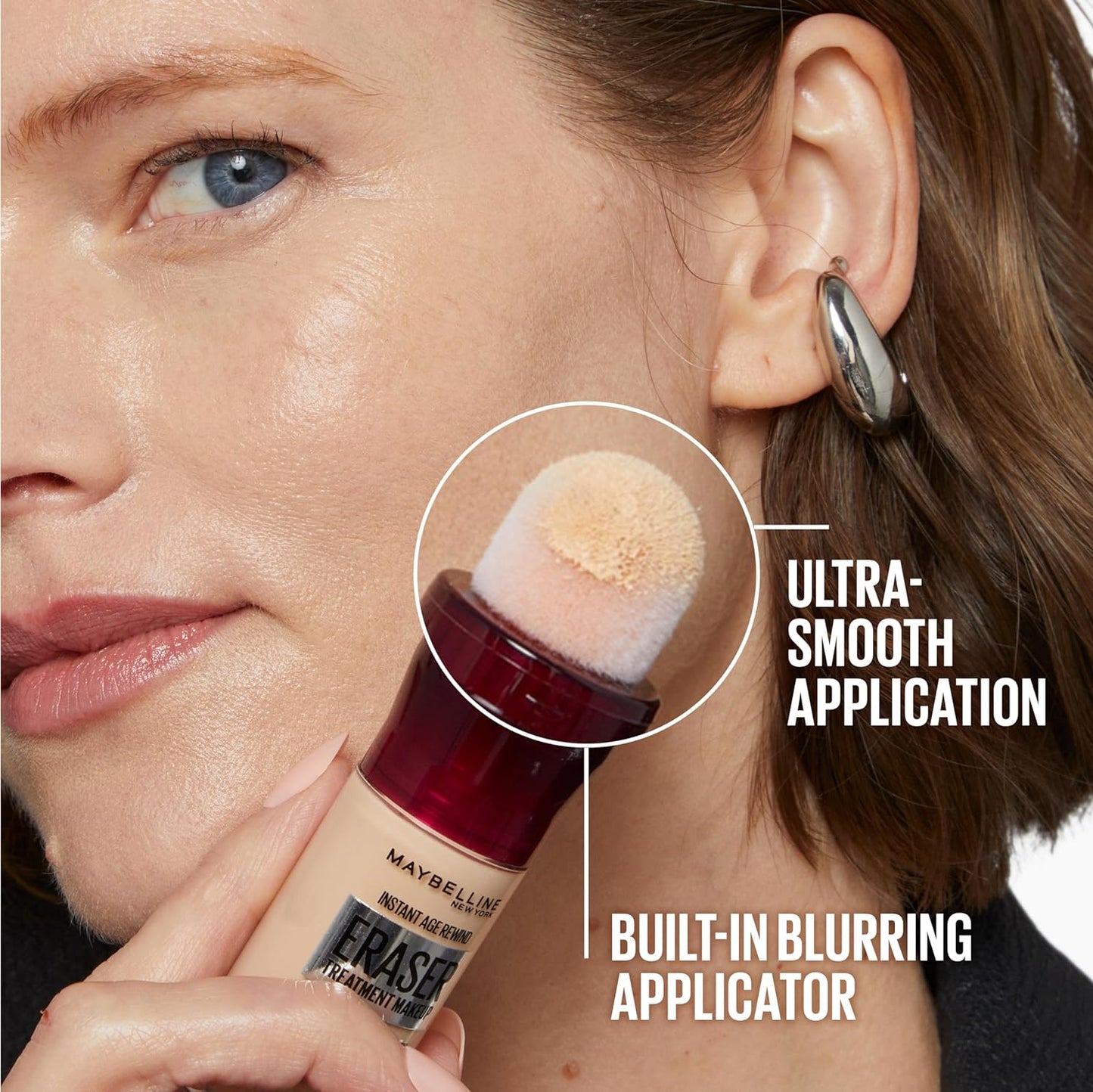 Maybelline Instant Age Rewind Eraser Foundation with SPF 20 and Moisturizing ProVitamin B5, 355, 1 Count