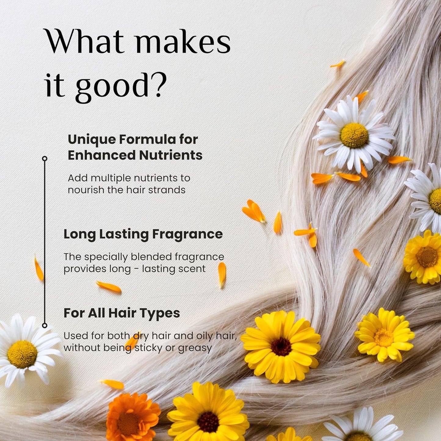 Hair Perfume for Women, Summer Lightweight Long Lasting Fragrance Mist - 3:7 Hydrating Serum Alcohol Free Formula, Argan Oil Scented Hair Spray with Keratin & Elastin (Lily Nectar) 2.7 fl oz